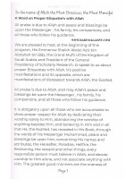 Islamic Etiquettes